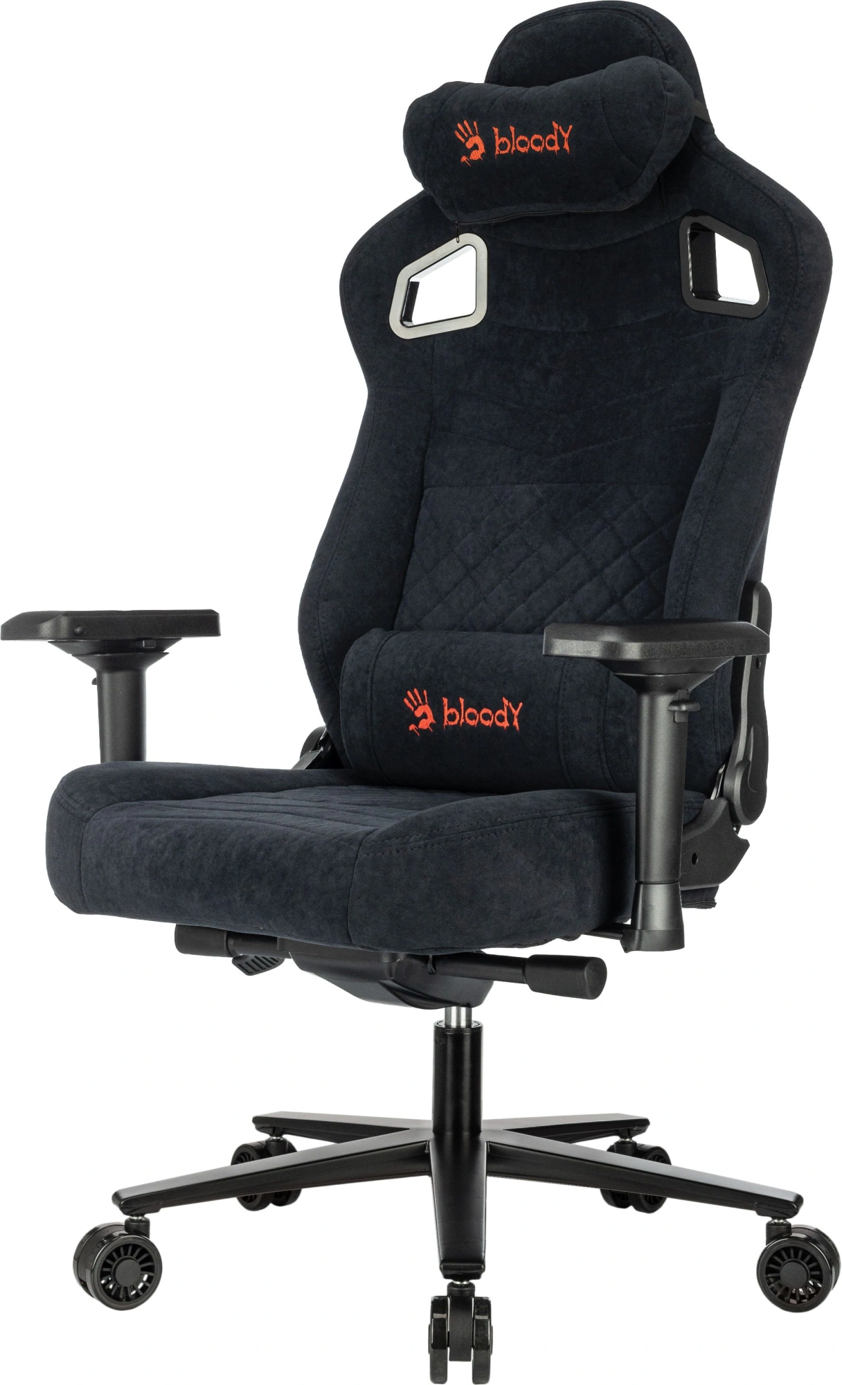 Кресло игровое A4Tech Bloody GC-660 черный Formula 999 искусственная замша с подголов. крестов. металл — фото 1