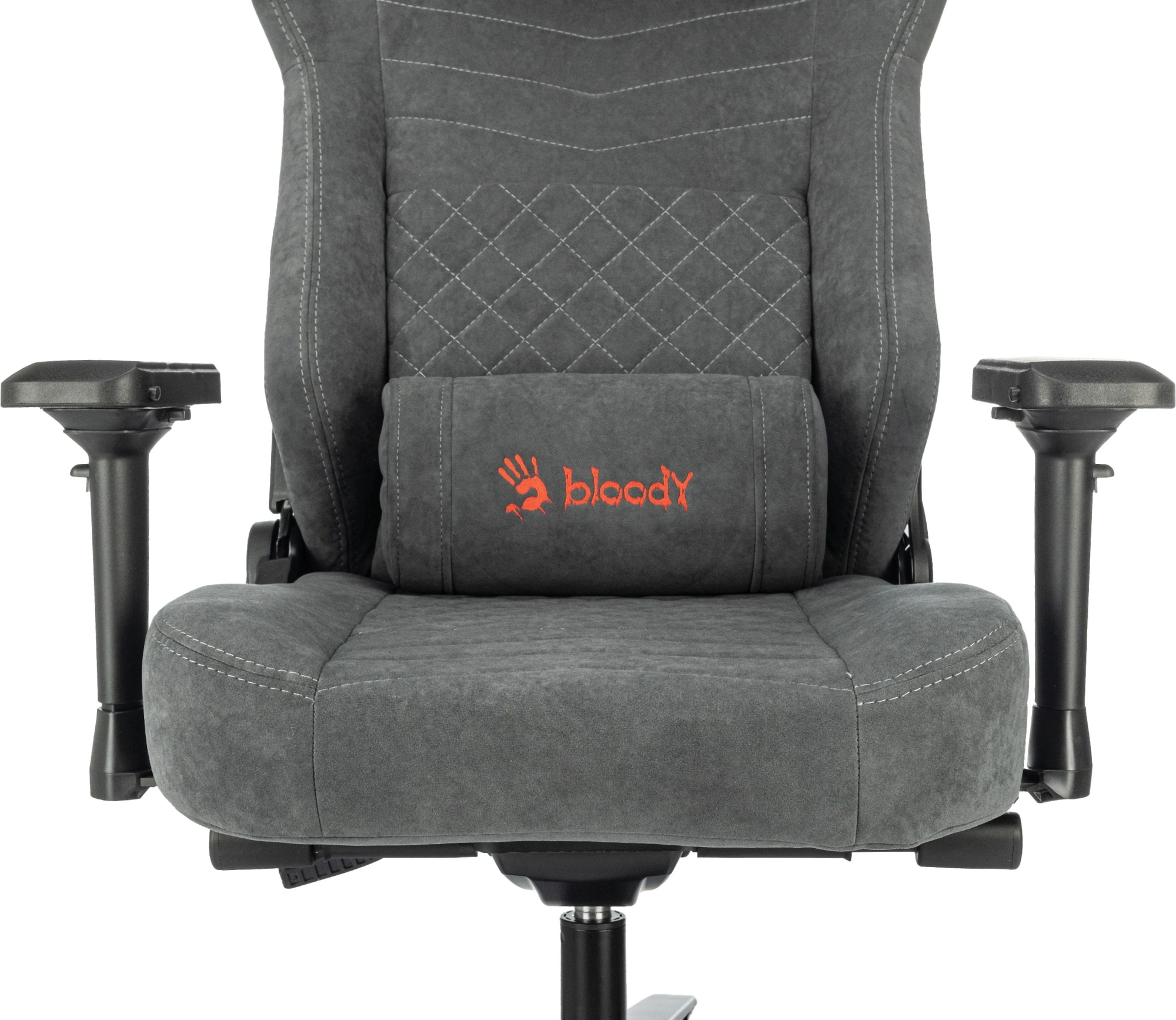Кресло игровое A4Tech Bloody GC-660 серый Formula 968 искусственная замша с подголов. крестов. металл — миниатюра 13