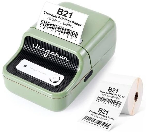 Термопринтер Niimbot B21S (1746725) 203dpi 60мм/с/USB/BT для печ.этик. зеленый — миниатюра 7