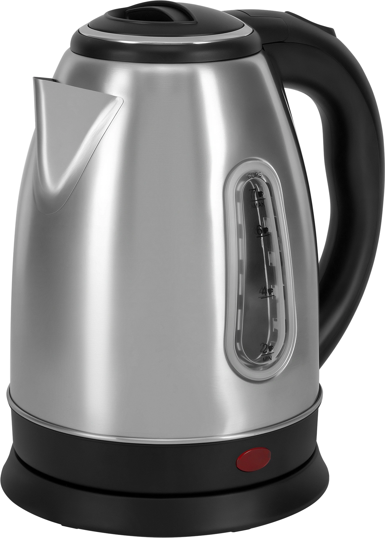 Чайник электрический Vitek VT-WK1085 1.8л. 1700Вт черный/серебристый корпус: металл — фото 1