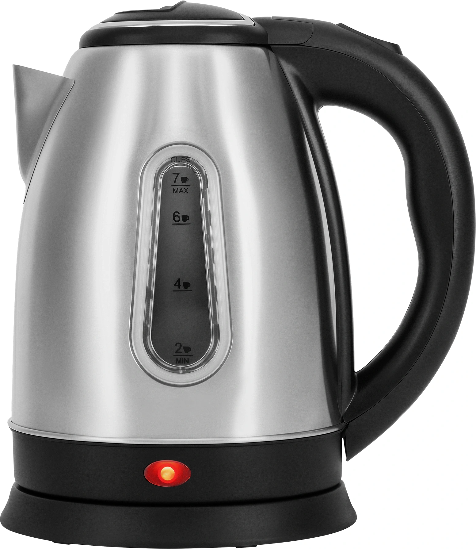 Чайник электрический Vitek VT-WK1085 1.8л. 1700Вт черный/серебристый корпус: металл — миниатюра 2