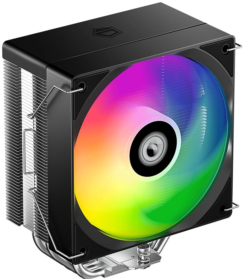 Устройство охлаждения(кулер) ID-Cooling SE-214-XT V2 ARGB Soc-AM5/AM4/1200/1700/1851 серебристый/черный 4-pin 16-27.2dB Al+Cu 200W 810gr Ret (SE-214-XT V2 ARGB) — фото 1