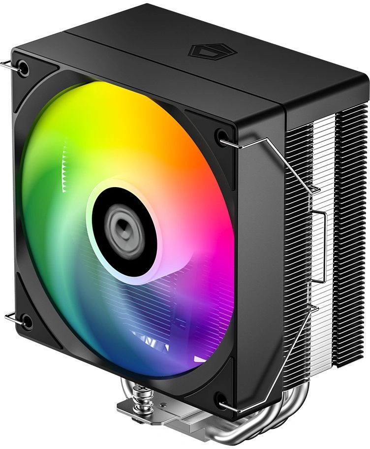 Устройство охлаждения(кулер) ID-Cooling SE-214-XT V2 ARGB Soc-AM5/AM4/1200/1700/1851 серебристый/черный 4-pin 16-27.2dB Al+Cu 200W 810gr Ret (SE-214-XT V2 ARGB) — миниатюра 2