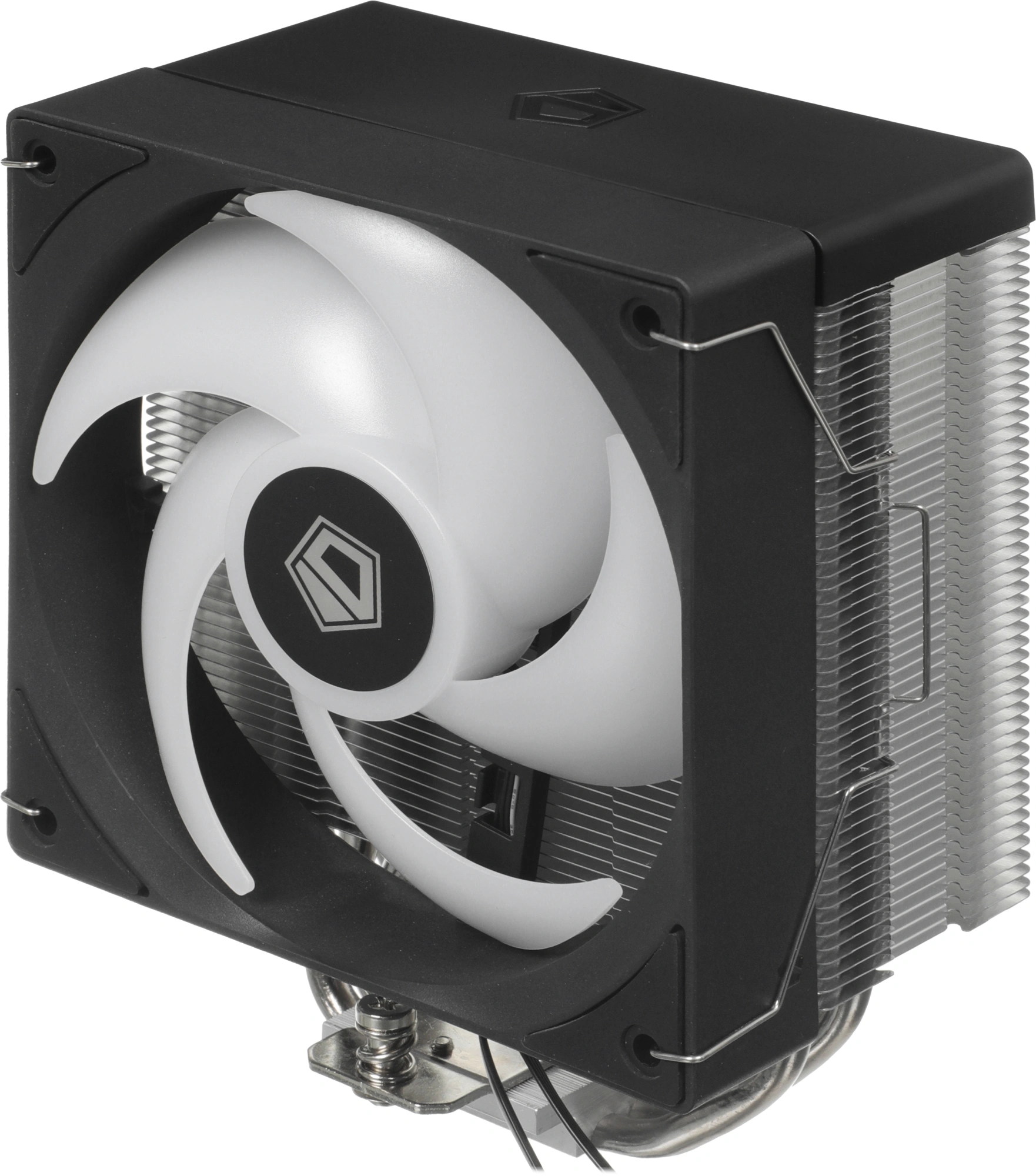 Устройство охлаждения(кулер) ID-Cooling SE-214-XT V2 ARGB Soc-AM5/AM4/1200/1700/1851 серебристый/черный 4-pin 16-27.2dB Al+Cu 200W 810gr Ret (SE-214-XT V2 ARGB) — миниатюра 12