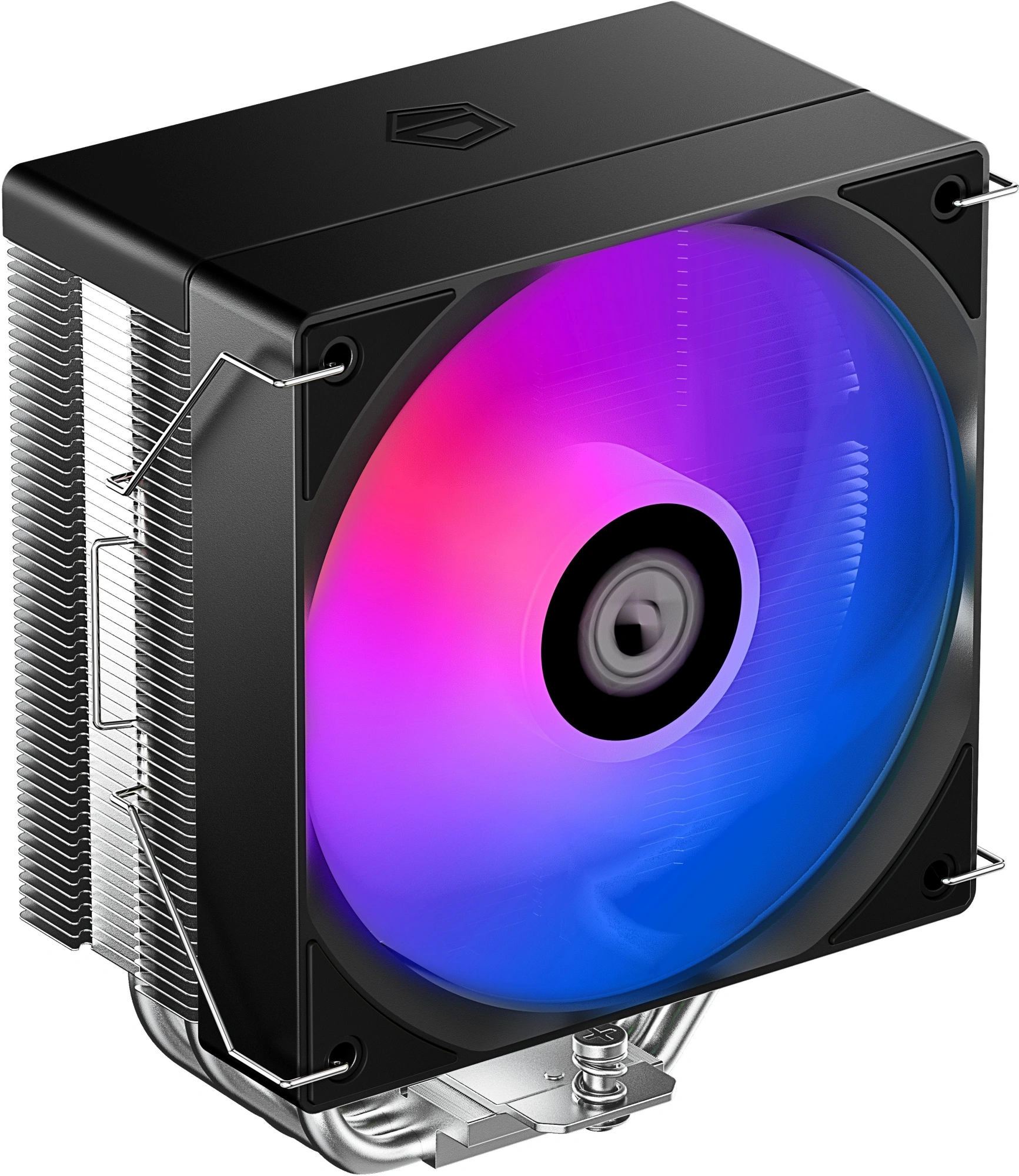 Устройство охлаждения(кулер) ID-Cooling SE-214-XT V2 RGB Soc-AM5/AM4/1200/1700/1851 серебристый/черный 4-pin 16-27.2dB Al+Cu 200W 550gr Ret — фото 1