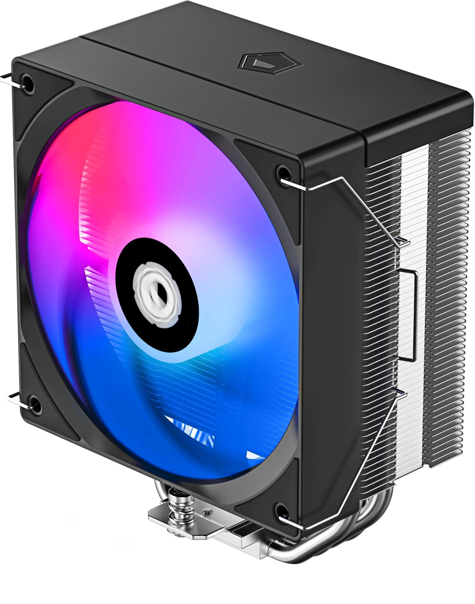 Устройство охлаждения(кулер) ID-Cooling SE-214-XT V2 RGB Soc-AM5/AM4/1200/1700/1851 серебристый/черный 4-pin 16-27.2dB Al+Cu 200W 550gr Ret — миниатюра 2