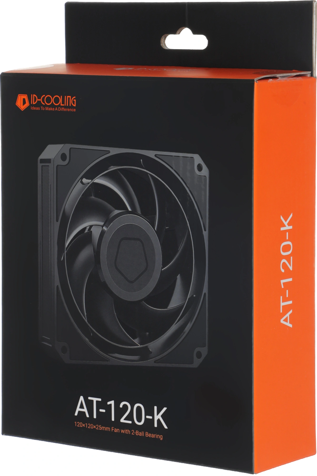 Вентилятор для корпуса ID-Cooling AT-120-K 120х120x25 черный 4-pin 36.5дБ Ret