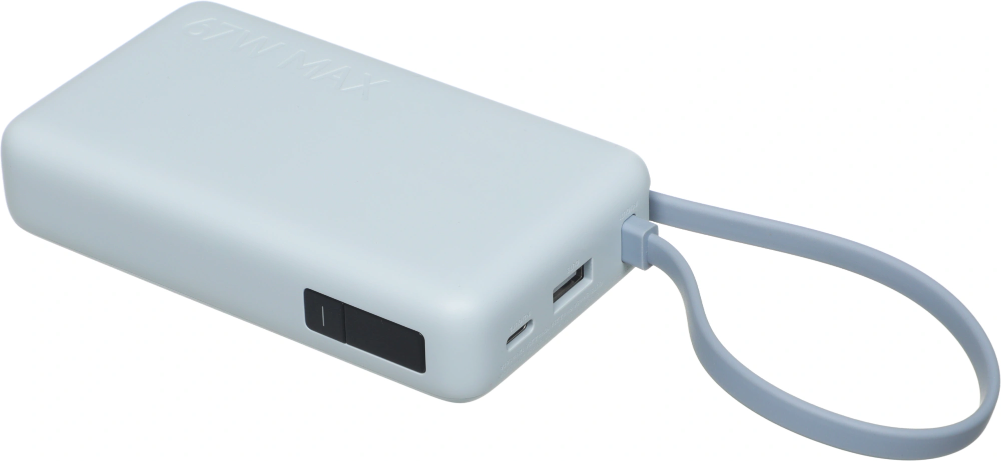 Мобильный аккумулятор Xiaomi BHR08NZGL 10000mAh QC3.0/PD3.0 67W 3.35A USB-A/USB-C голубой — миниатюра 9
