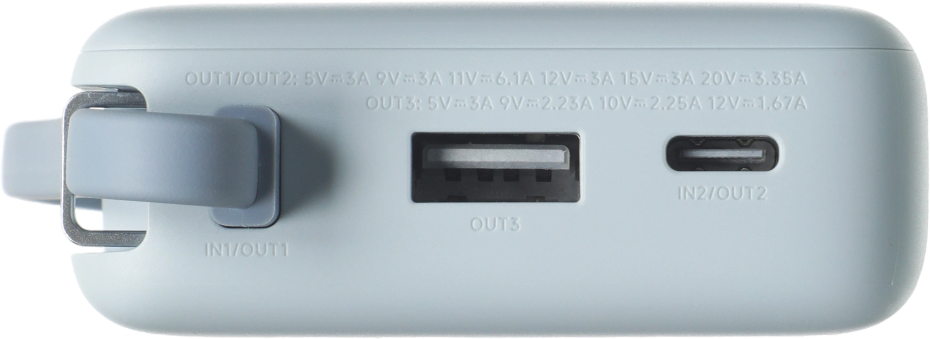 Мобильный аккумулятор Xiaomi BHR08NZGL 10000mAh QC3.0/PD3.0 67W 3.35A USB-A/USB-C голубой — миниатюра 7