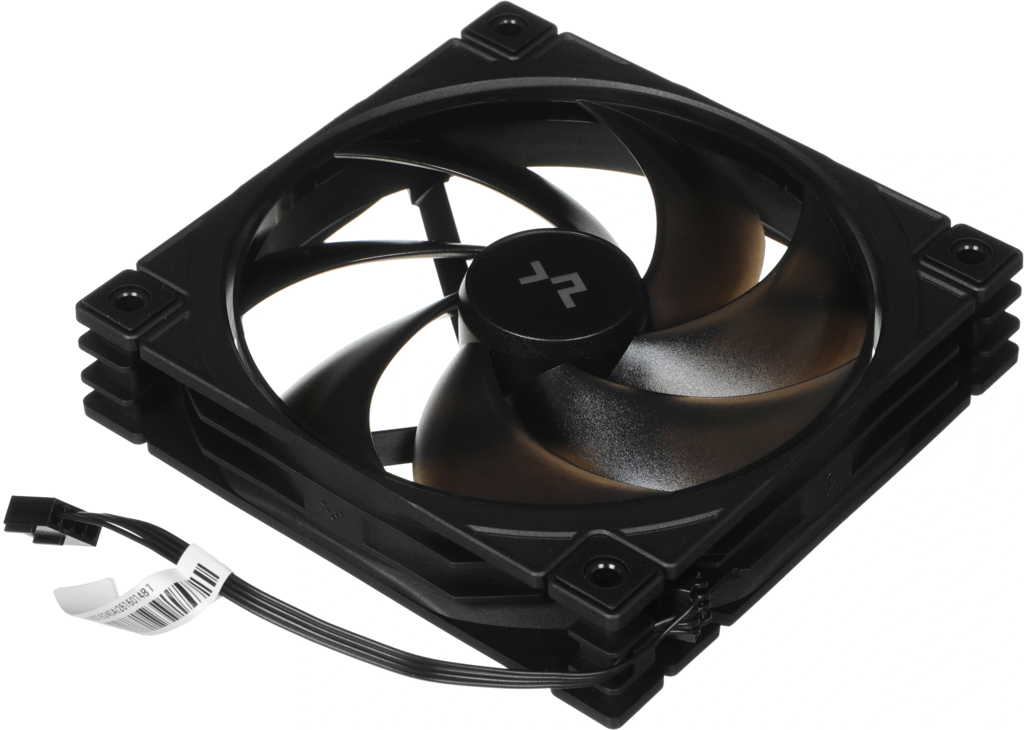 Вентилятор для корпуса Deepcool FD12 V2 120х120x25 черный 4-pin 35.6дБ (R-FD12V2-BKNPN1-G) Ret — миниатюра 2