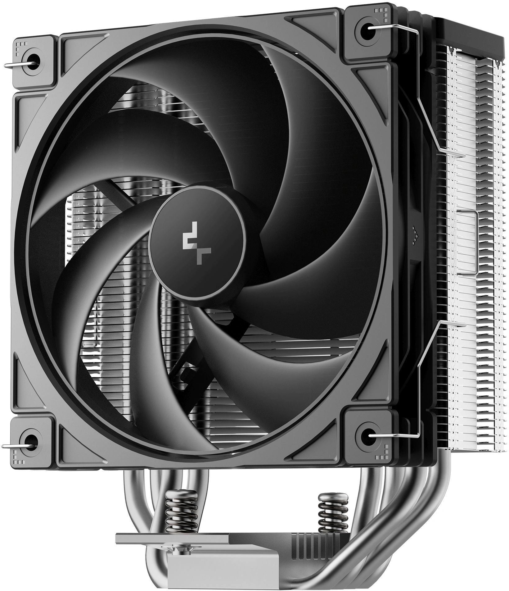 Устройство охлаждения(кулер) Deepcool AG400 G2 Soc-AM5/AM4/1200/1700/1851 серебристый/черный 4-pin 29.22dB Al+Cu 220W 631gr Ret (R-AG400-BKNPMG2-G) — миниатюра 2