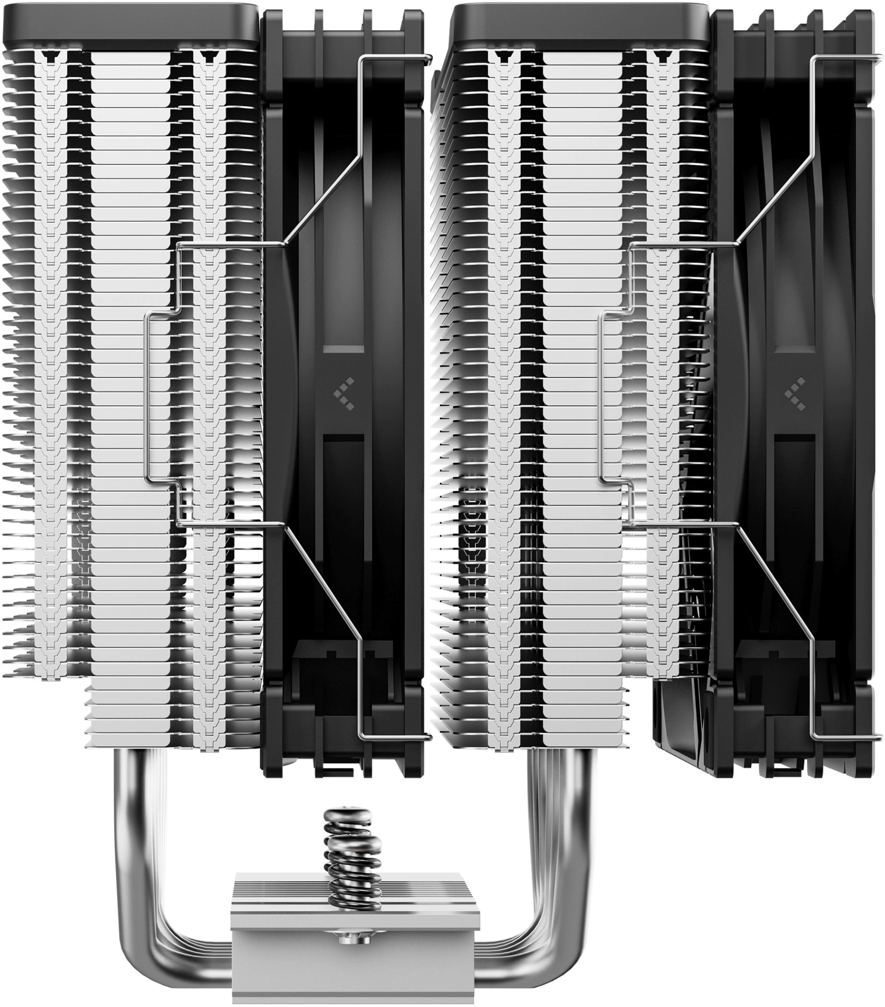 Устройство охлаждения(кулер) Deepcool AG620 G2 Soc-AM5/AM4/1200/1700/1851 серебристый/черный 4-pin 23.08-29.22dB Al+Cu 260W 1036gr Ret (R-AG620-BKNPMG2-G) — миниатюра 4