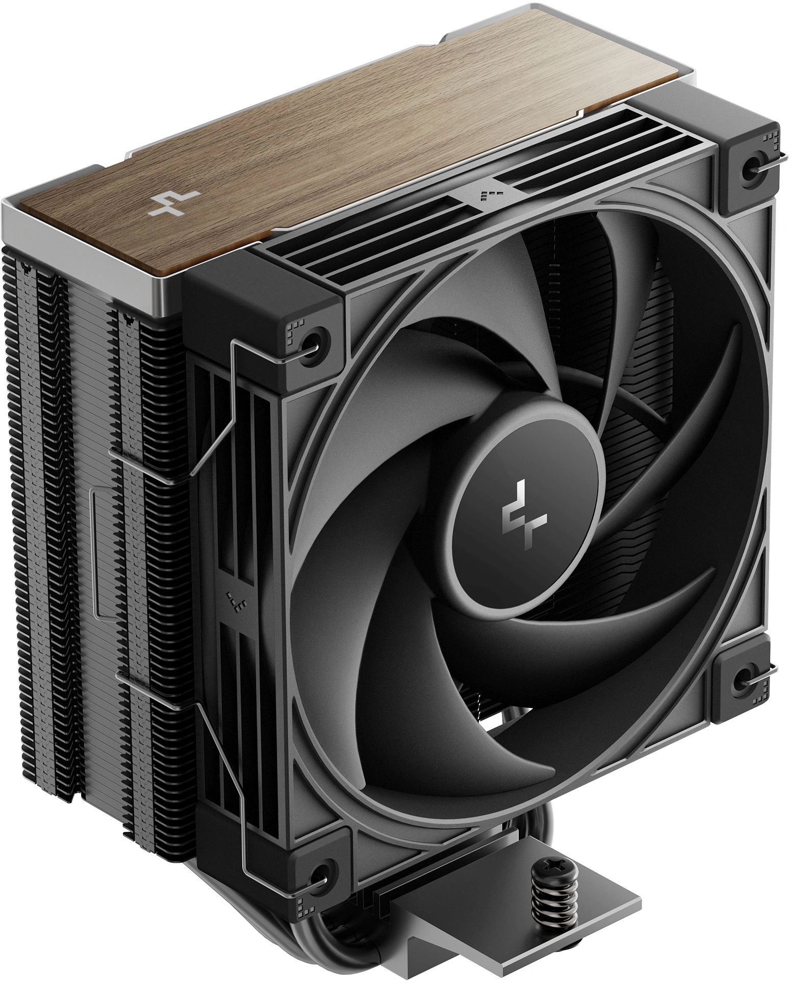 Устройство охлаждения(кулер) Deepcool AK400 G2 Soc-AM5/AM4/1200/1700/1851 черный/коричневый 4-pin 31.45dB Al+Cu 220W 950gr Ret (R-AK400G2-BKNNMN-GJD) — фото 1