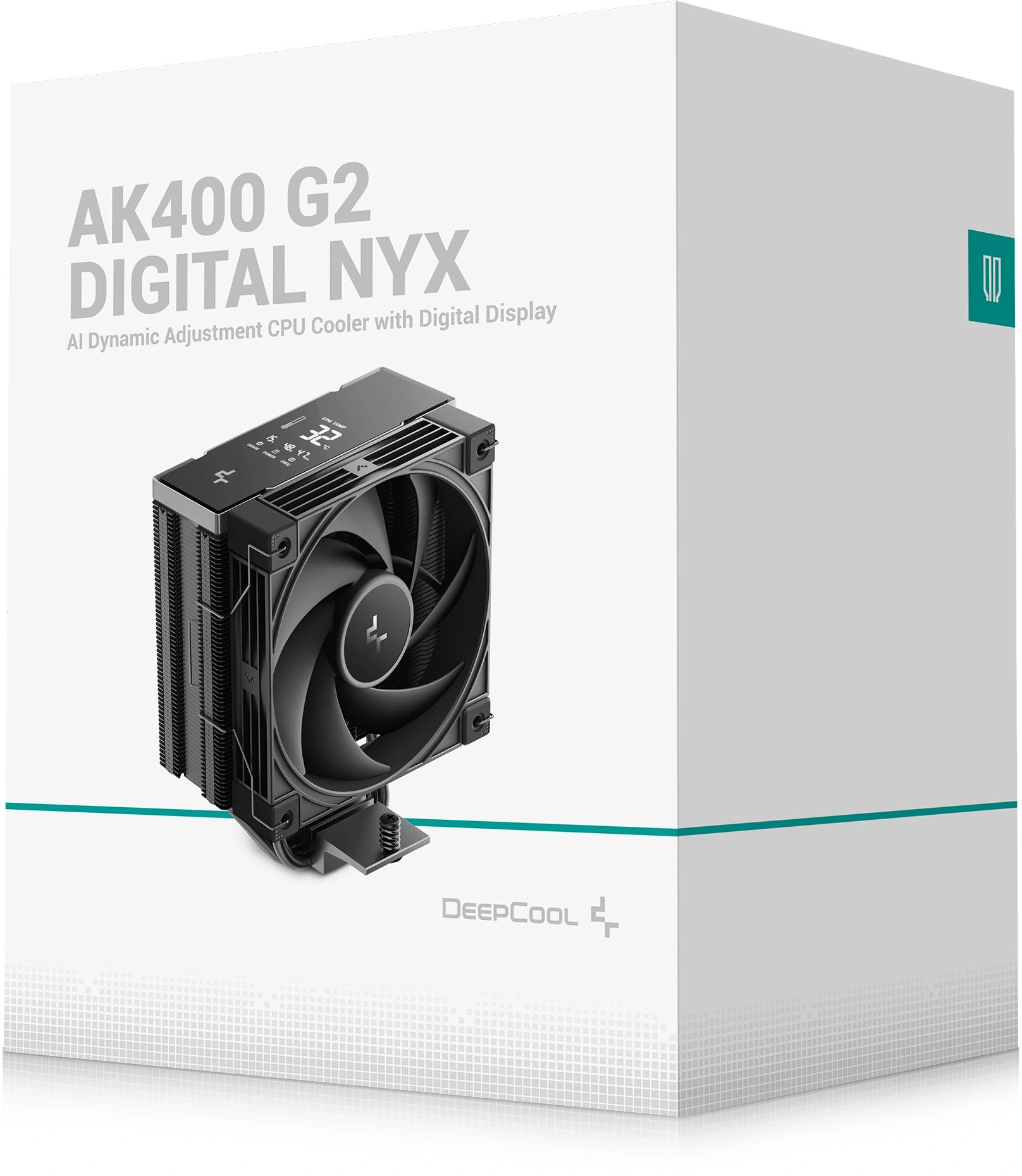 Устройство охлаждения(кулер) Deepcool AK400 G2 Digital NYX Soc-AM5/AM4/1200/1700/1851 черный 4-pin 31.45dB Al+Cu LCD 220W 958gr Ret (R-AK400G2-BKNNMN-GJD-1) — миниатюра 9