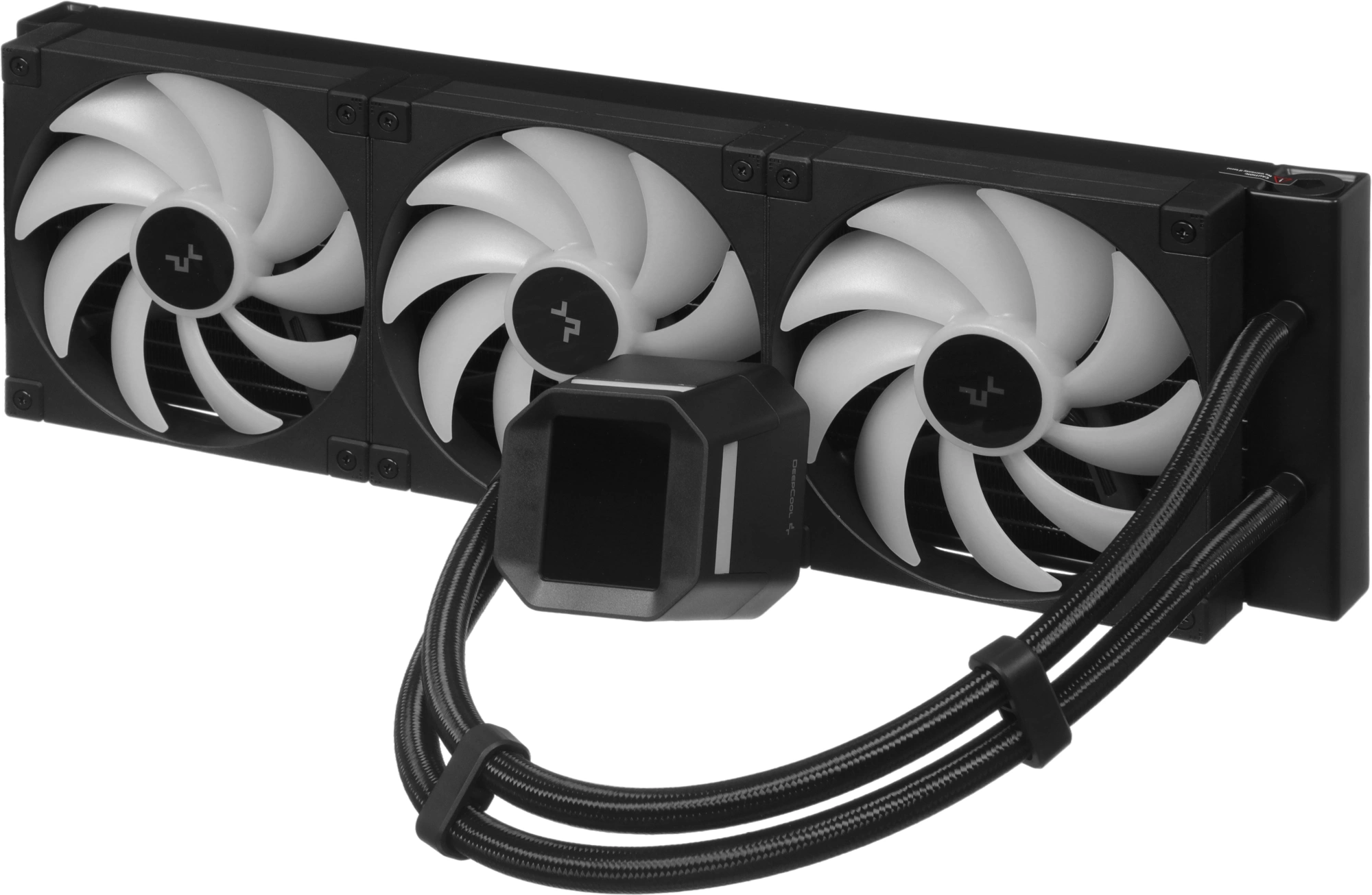 Система водяного охлаждения Deepcool LM420 ARGB Soc-AM5/AM4/1200/1700/1851 черный 4-pin 25.2dB Al LCD 350W 2176gr Ret (R-LM420-BKDMMC-1) — миниатюра 3
