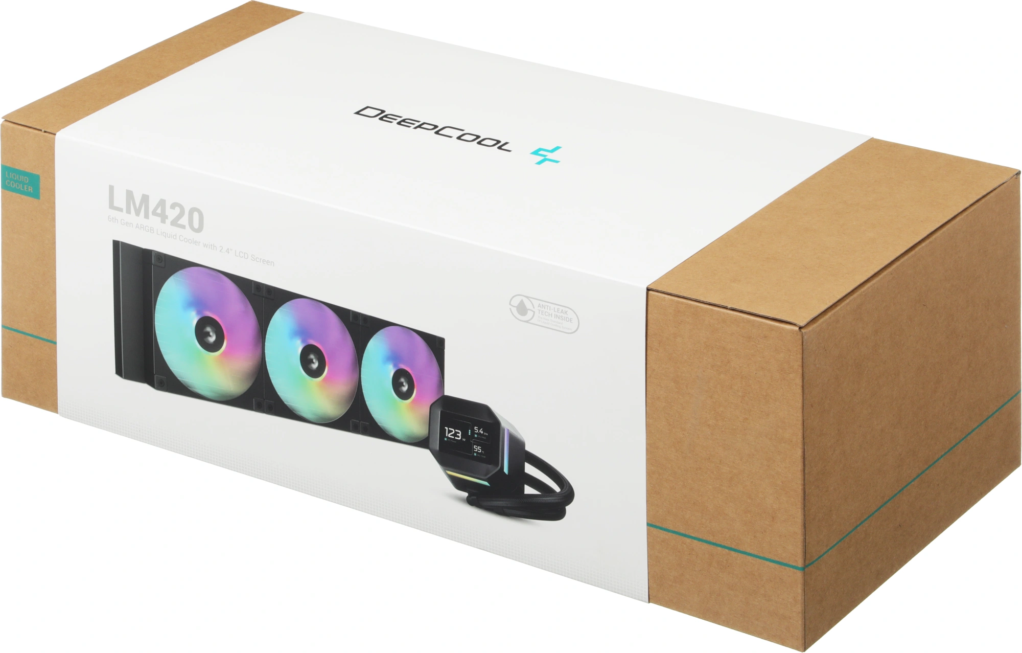 Система водяного охлаждения Deepcool LM420 ARGB Soc-AM5/AM4/1200/1700/1851 черный 4-pin 25.2dB Al LCD 350W 2176gr Ret (R-LM420-BKDMMC-1) — миниатюра 17