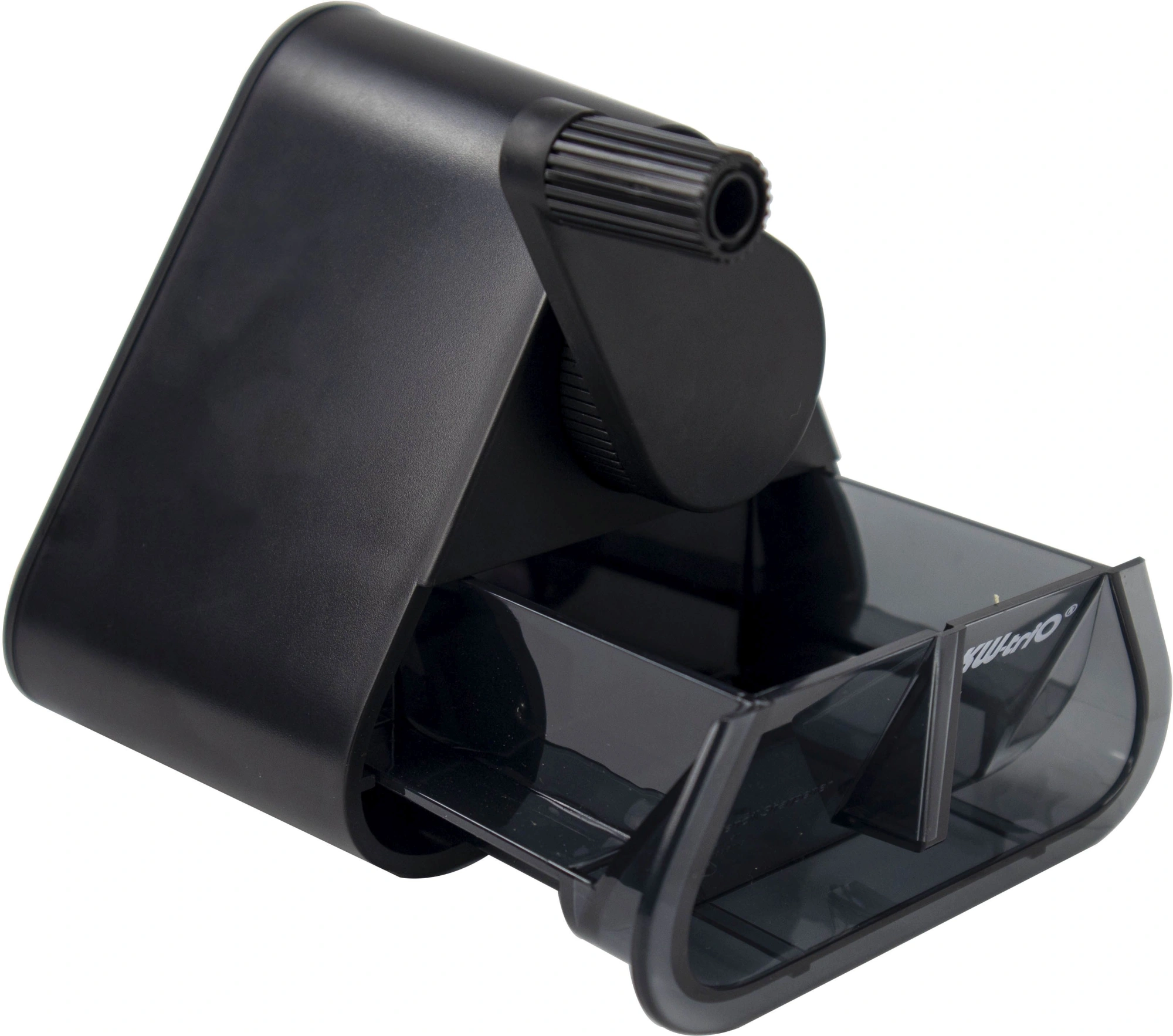 Точилка для карандашей механическая Kw-Trio 031GA-BLK 1 отверстие пластик черный — миниатюра 8