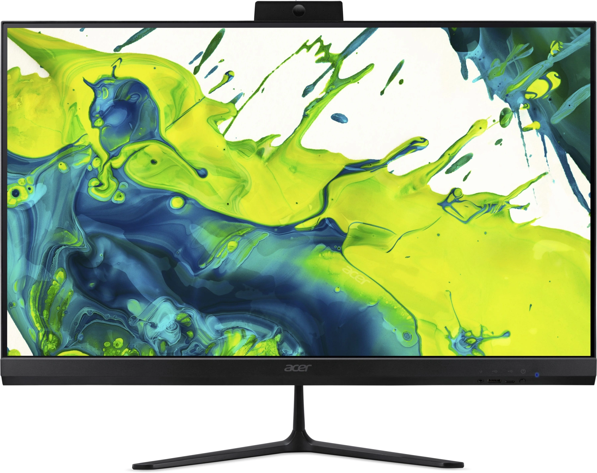 Моноблок Acer Aspire C24-2G 23.8" Full HD Core Ultra 5 125U (1.3) 16Gb SSD512Gb Graphics Eshell GbitEth WiFi BT 120W клавиатура мышь Cam черный 1920x1080 — фото 1