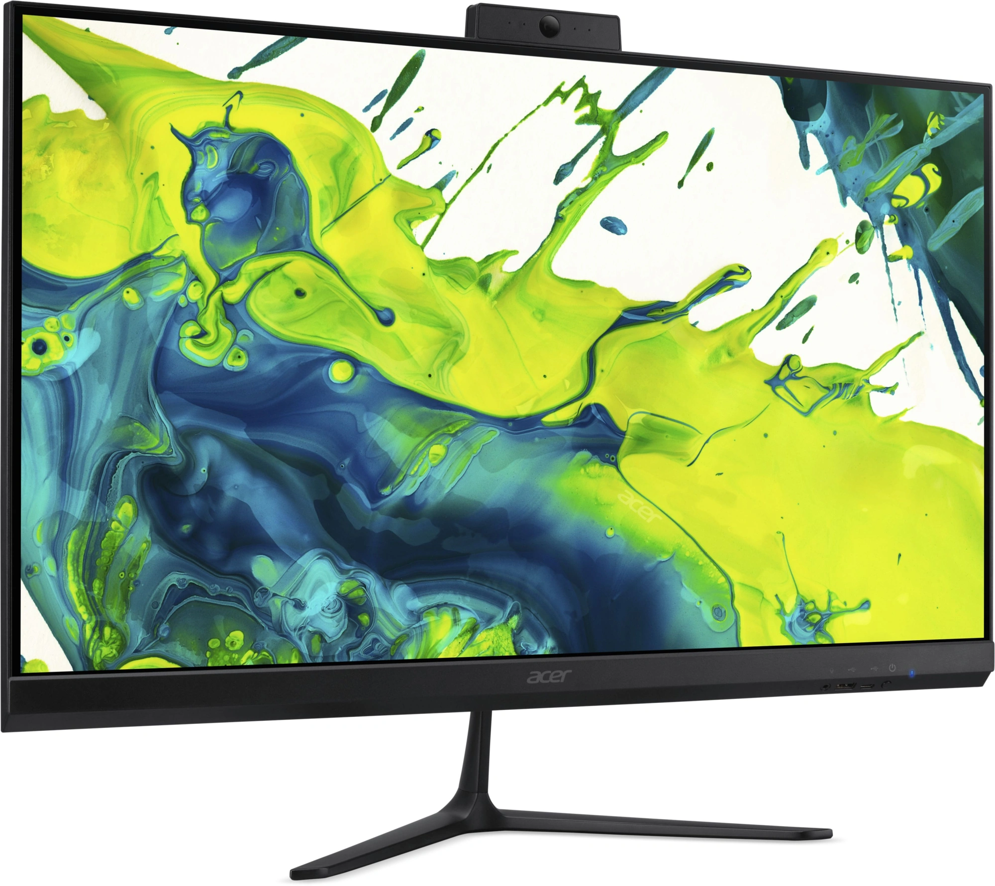 Моноблок Acer Aspire C24-2G 23.8" Full HD Core Ultra 5 125U (1.3) 16Gb SSD512Gb Graphics Eshell GbitEth WiFi BT 120W клавиатура мышь Cam черный 1920x1080 — миниатюра 3