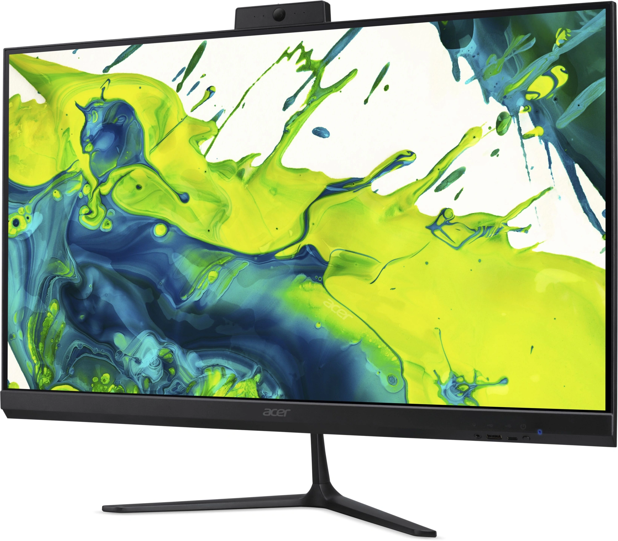 Моноблок Acer Aspire C24-2G 23.8" Full HD Core Ultra 5 125U (1.3) 16Gb SSD512Gb Graphics Eshell GbitEth WiFi BT 120W клавиатура мышь Cam черный 1920x1080 — миниатюра 4