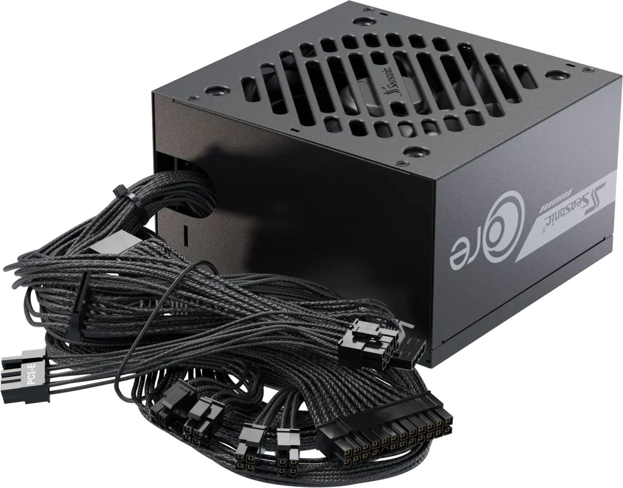 Блок питания Seasonic ATX 650W Core V2 GC-650 80+ gold (20+4pin) APFC 120mm fan 2xSATA RTL — миниатюра 2