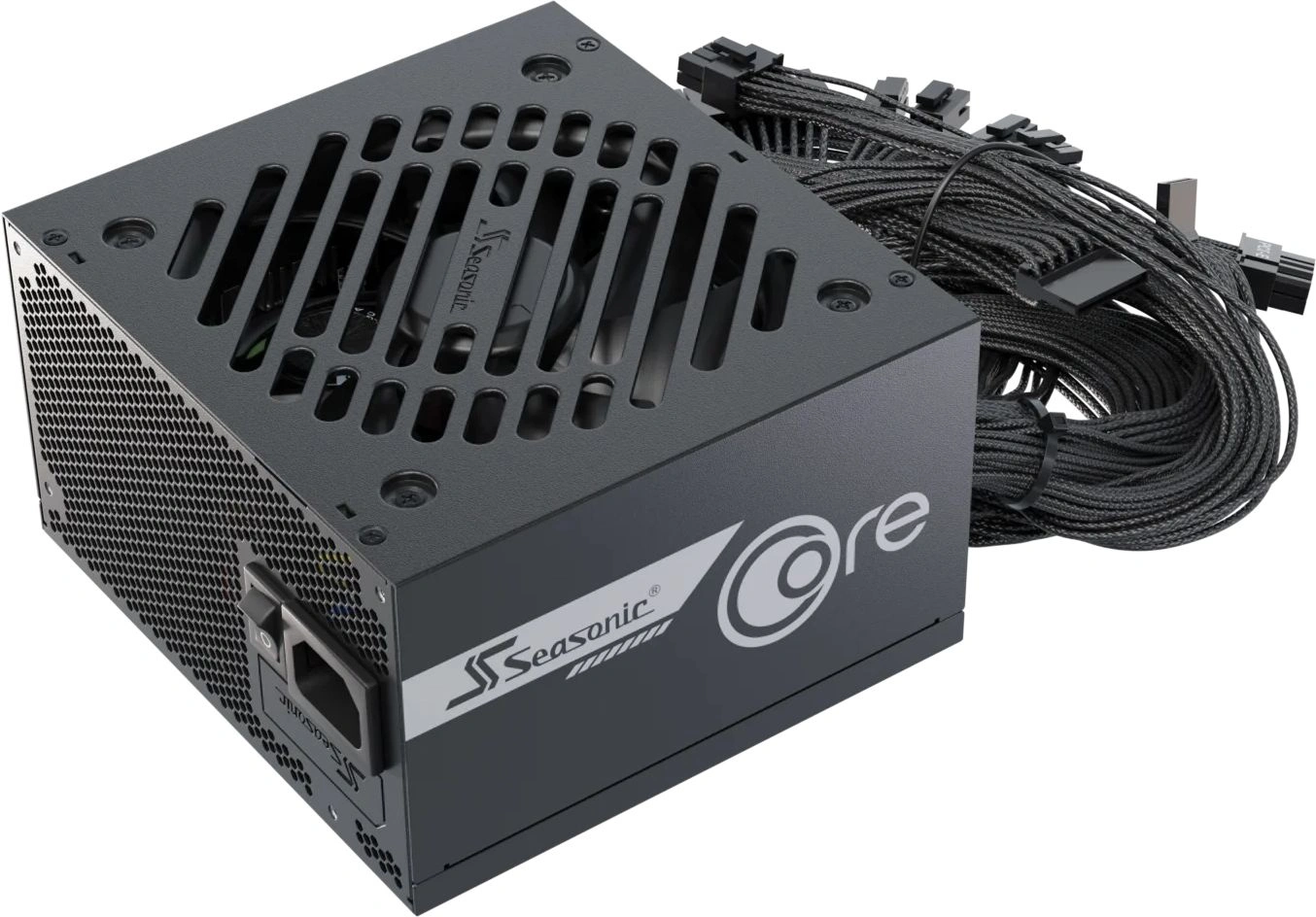 Блок питания Seasonic ATX 650W Core V2 GC-650 80+ gold (20+4pin) APFC 120mm fan 2xSATA RTL — миниатюра 6