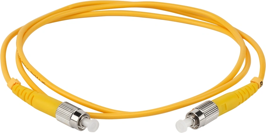 Патч-корд Lanmaster TWT-2FC-2FC/SU-5.0 2x9/125 OS2 FC дуплекс UPC-FC дуплекс UPC 5м ПВХ желтый — фото 1