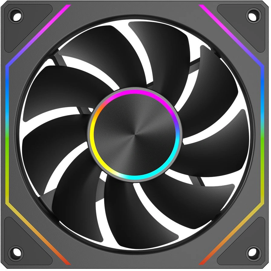 Вентилятор для корпуса PcCooler FG120 ARGB 120х120x25 черный 4-pin 28.4дБ (FG120 ARGB BK) Ret