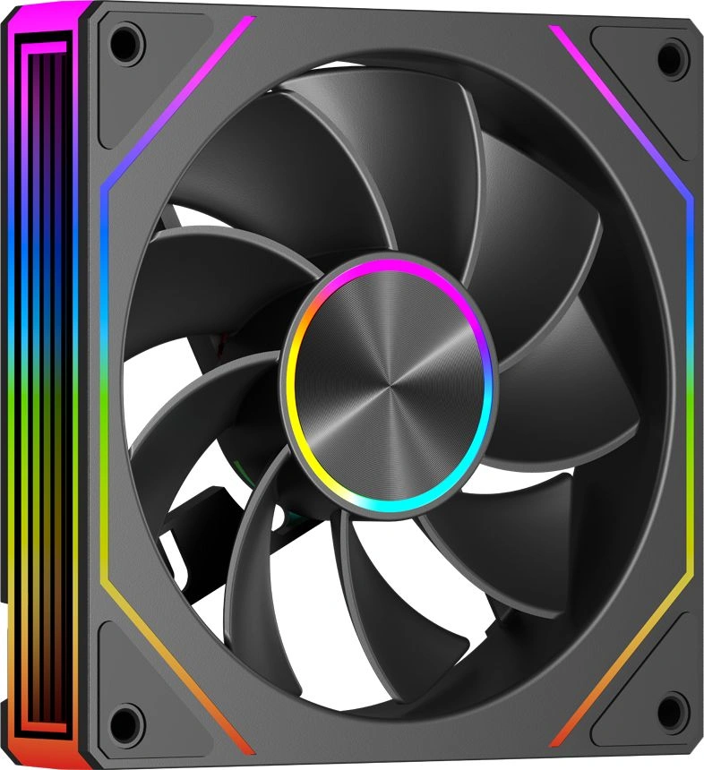 Вентилятор для корпуса PcCooler FG120R Reverse ARGB 120х120x25 черный 4-pin 28.4дБ (FG120R ARGB BK) Ret — миниатюра 2