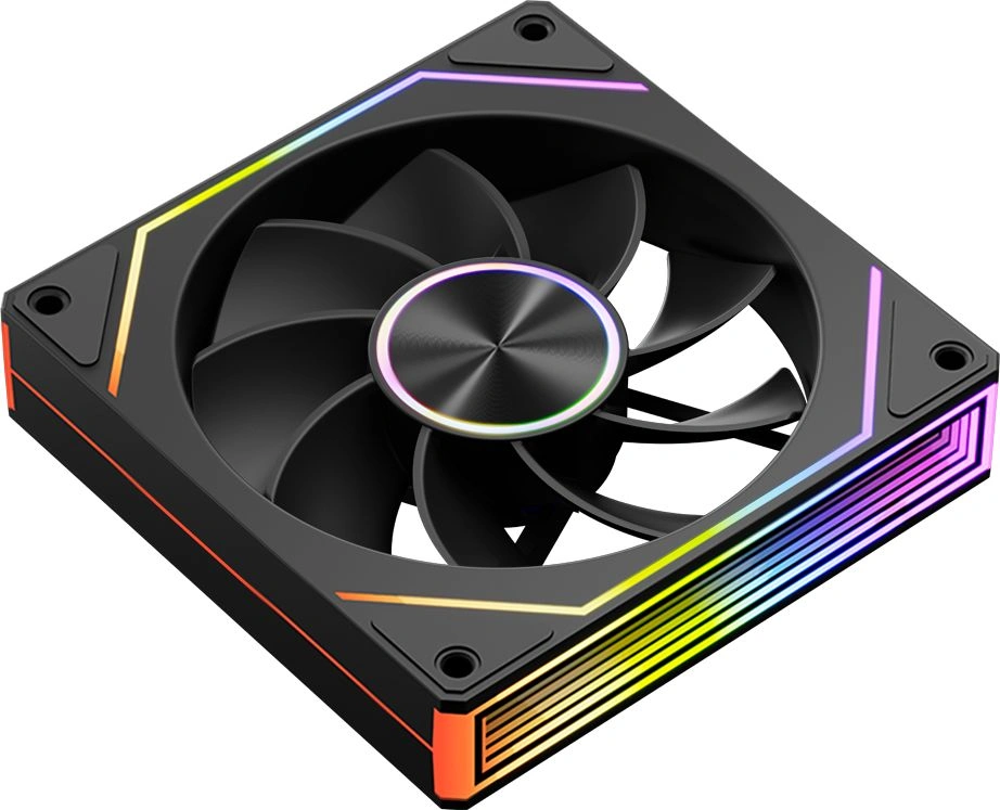 Вентилятор для корпуса PcCooler FG120R Reverse ARGB 120х120x25 черный 4-pin 28.4дБ (FG120R ARGB BK) Ret — миниатюра 3