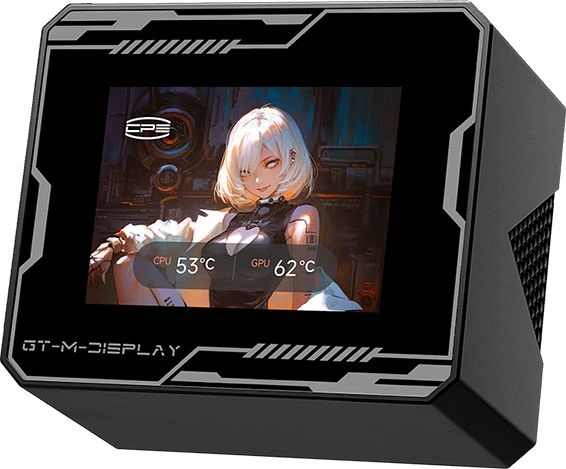 Система водяного охлаждения PcCooler GT360M Display ARGB Soc-AM5/AM4/1200/1700/1851 черный 4-pin 15-33.7dB Al LCD 310W Ret (GT360M-BKAWXX-GL) — миниатюра 2