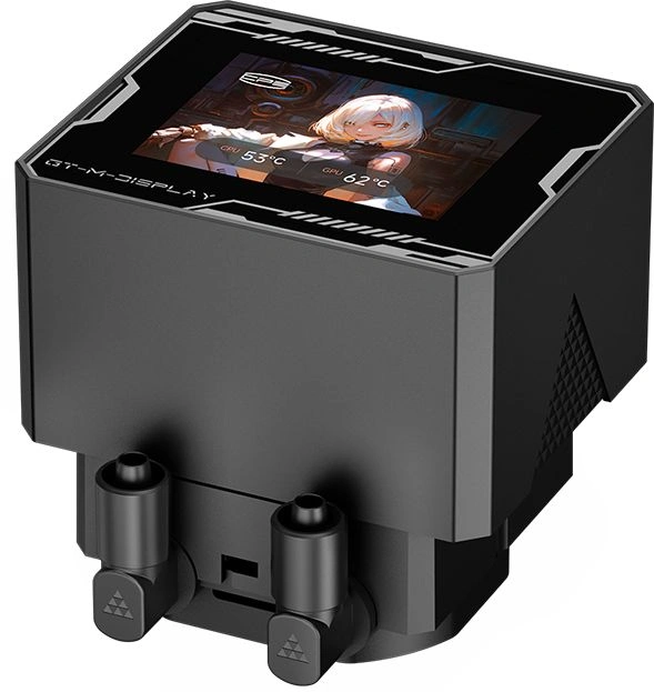 Система водяного охлаждения PcCooler GT360M Display ARGB Soc-AM5/AM4/1200/1700/1851 черный 4-pin 15-33.7dB Al LCD 310W Ret (GT360M-BKAWXX-GL) — миниатюра 3