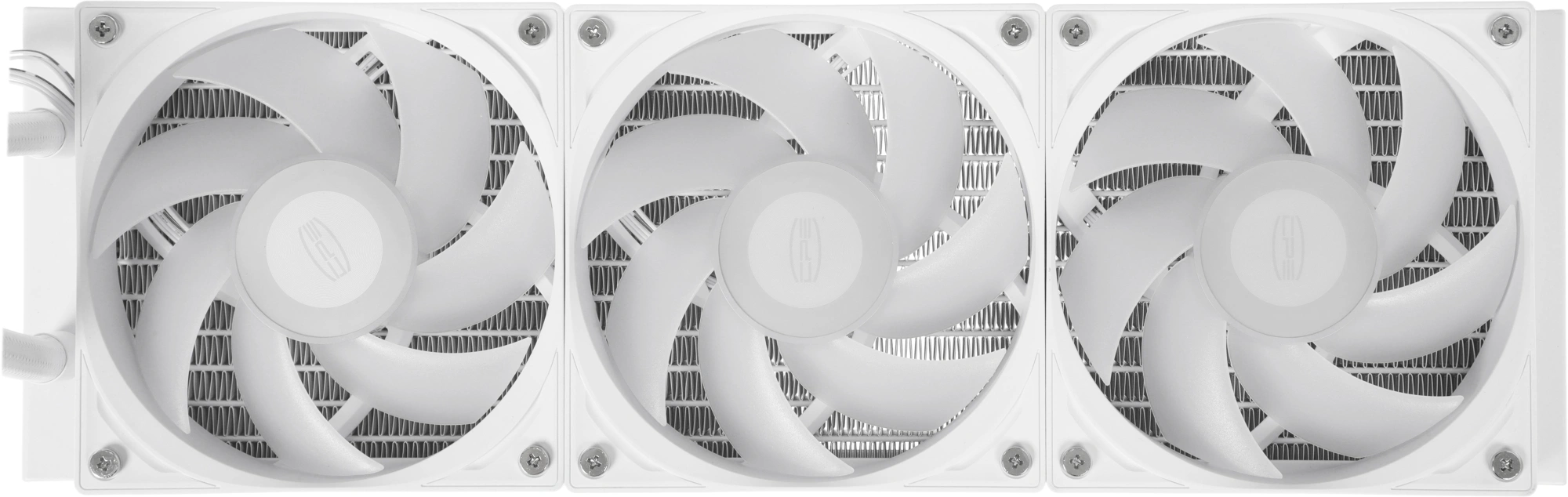 Система водяного охлаждения PcCooler GT360M Display ARGB Soc-AM5/AM4/1200/1700/1851 белый 4-pin 15-33.7dB Al LCD 310W Ret (GT360M-WHAWXX-GL) — миниатюра 4
