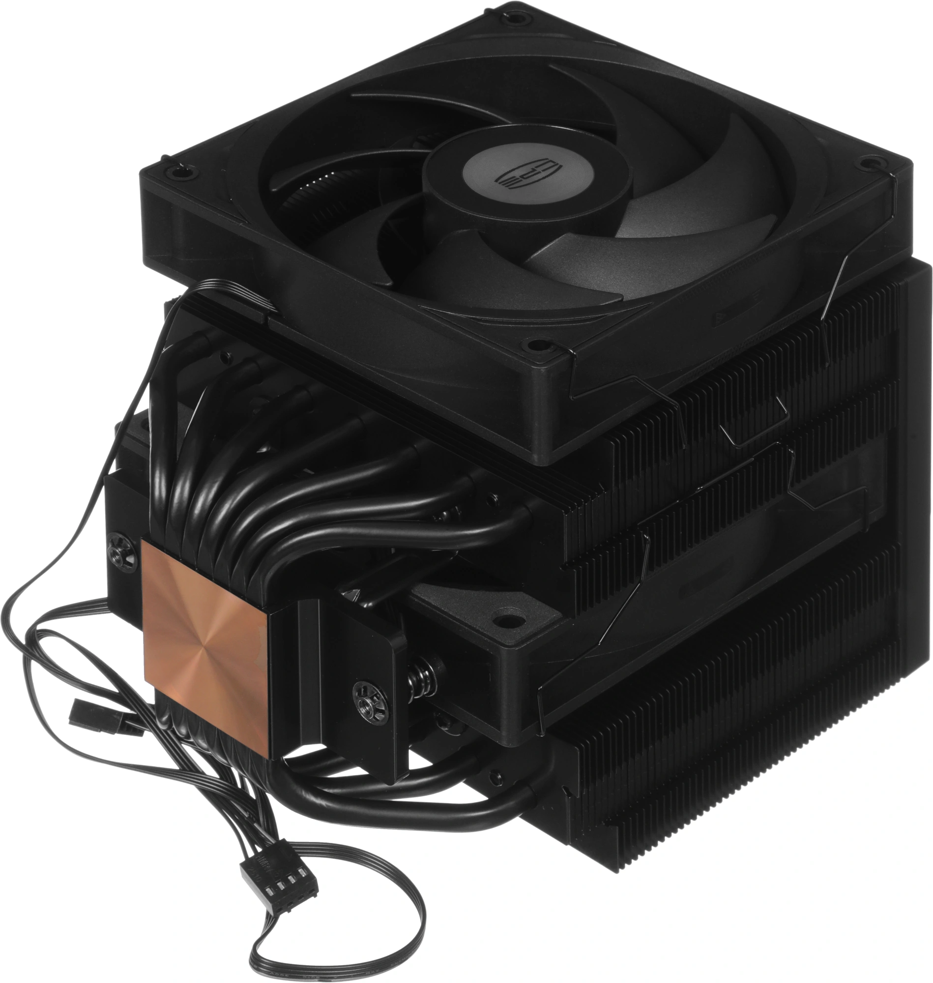 Устройство охлаждения(кулер) PcCooler RT720 TC нет подсветки Soc-AM5/AM4/1151/1200/2066/1700 черный 4-pin 34.9dB Al+Cu 270W Ret (RT720TC-BKNWYX-GL) — миниатюра 6