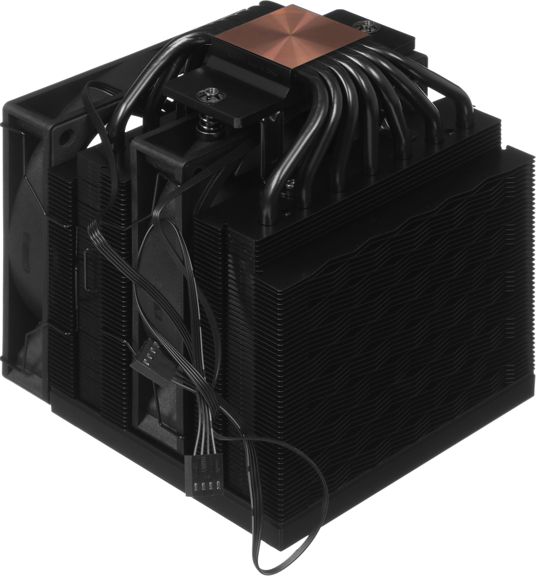 Устройство охлаждения(кулер) PcCooler RT720 TC нет подсветки Soc-AM5/AM4/1151/1200/2066/1700 черный 4-pin 34.9dB Al+Cu 270W Ret (RT720TC-BKNWYX-GL) — миниатюра 9