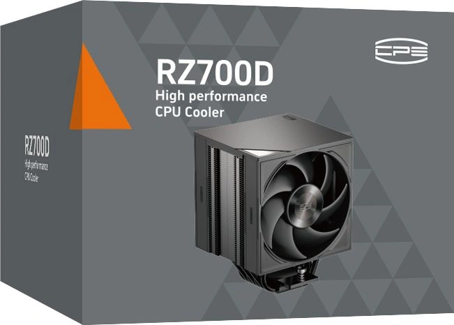 Устройство охлаждения(кулер) PcCooler RZ700D нет подсветки Soc-AM5/AM4/1151/1200/2066/1700 черный 4-pin 15-35.9dB Al+Cu 270W Ret (RZ700D-BKNWYX-GL) — миниатюра 8