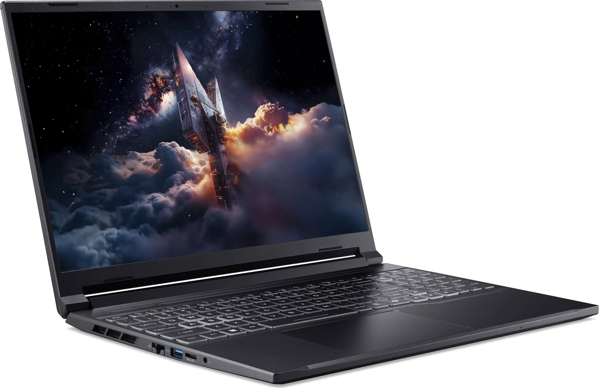 Ноутбук Acer Nitro V 16S ANV16S-71-57UH Core 5 210H 16Gb SSD1Tb NVIDIA GeForce RTX 5060 8Gb 16" IPS WQXGA (2560x1600) без ОС black WiFi BT Cam (NH.U28CD.005) — миниатюра 2