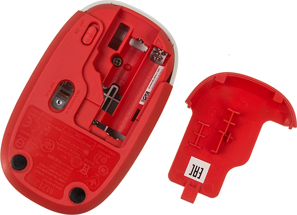 Клавиатура + мышь Logitech MK240 клав:белый/красный мышь:белый/красный USB беспроводная slim Multimedia (920-008160) — миниатюра 13