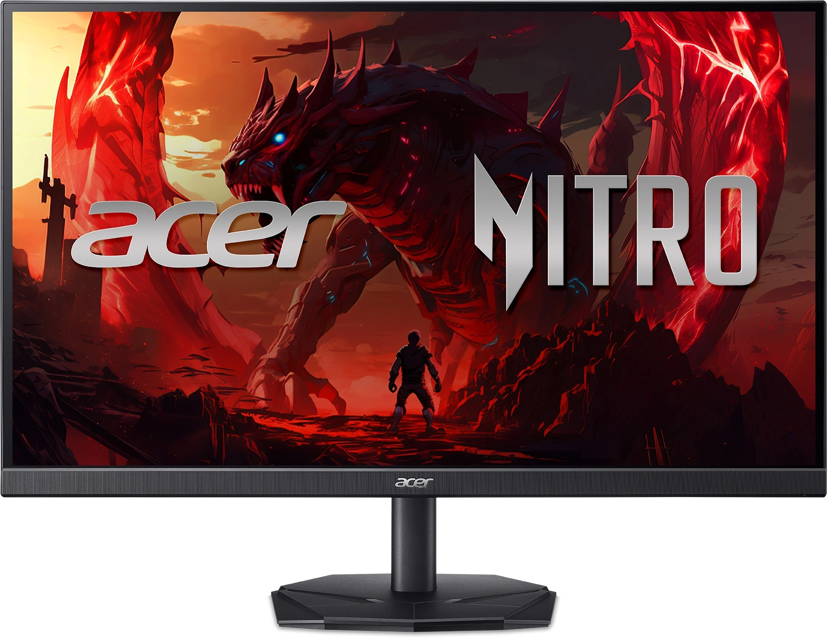 Монитор Acer 23.8" Nitro KG241YX1bmiipx черный IPS LED 0.5ms 16:9 HDMI M/M матовая 250cd 170гр/160гр 1920x1080 200Hz FreeSync Premium DP FHD 3.2кг — миниатюра 2