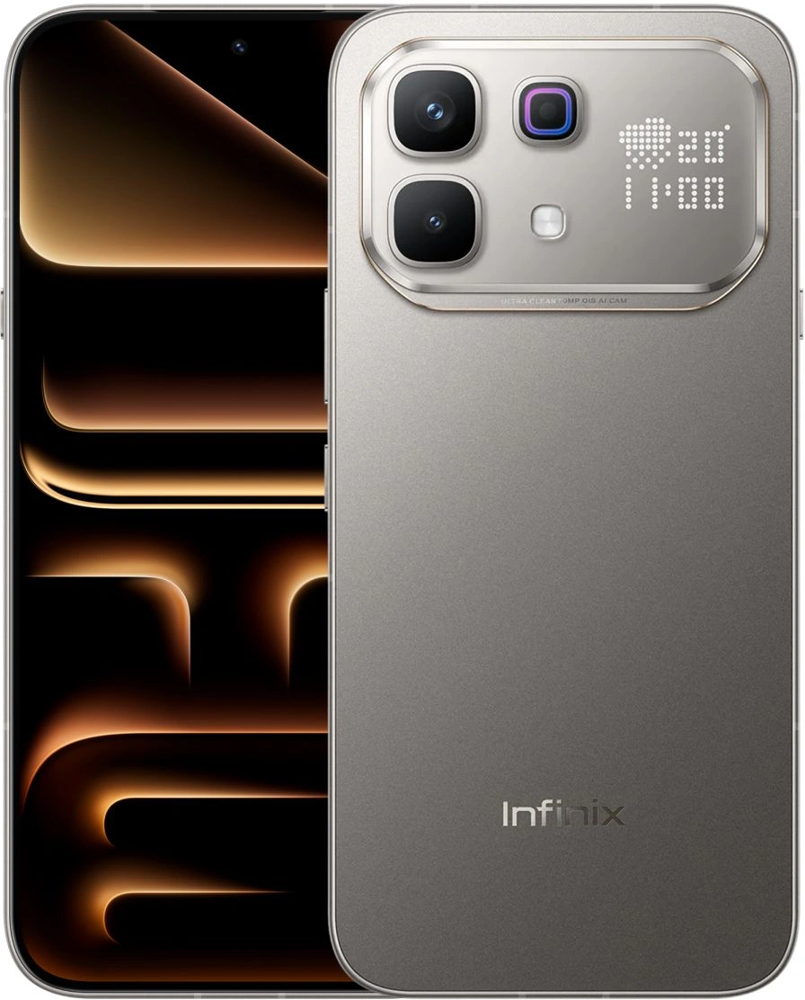 Смартфон Infinix X6878 Note 60 Pro 256Gb 12Gb титан моноблок 3G 4G 2Sim 6.78" 1208x2644 Android 16 50Mpix 802.11 a/b/g/n/ac/ax NFC GPS GSM900/1800 GSM1900 Protect FM — фото 1