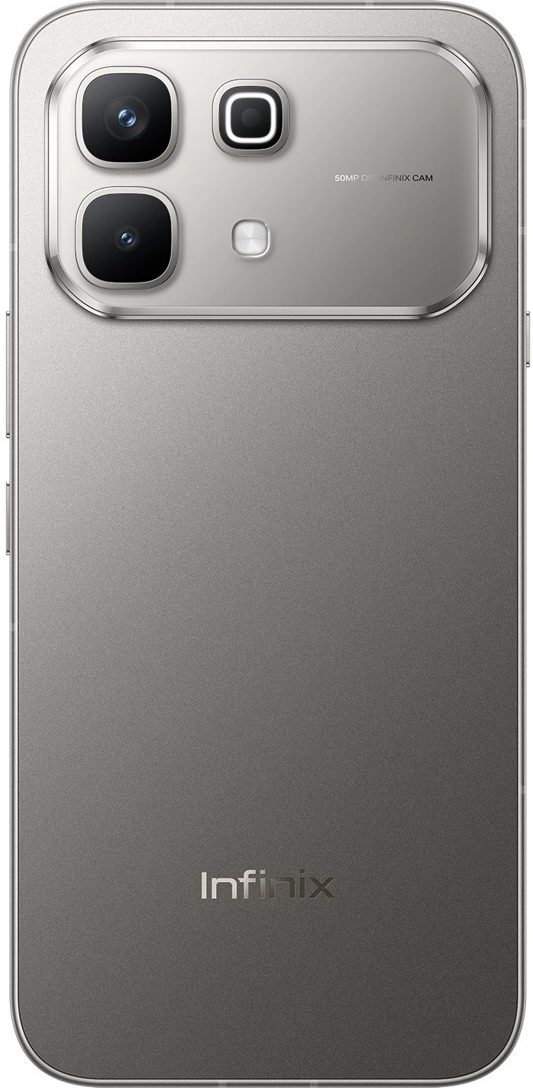 Смартфон Infinix X6879 Note 60 256Gb 8Gb титан моноблок 3G 4G 2Sim 6.78" 1208x2644 Android 16 50Mpix 802.11 a/b/g/n/ac NFC GPS GSM900/1800 GSM1900 Protect FM — миниатюра 2