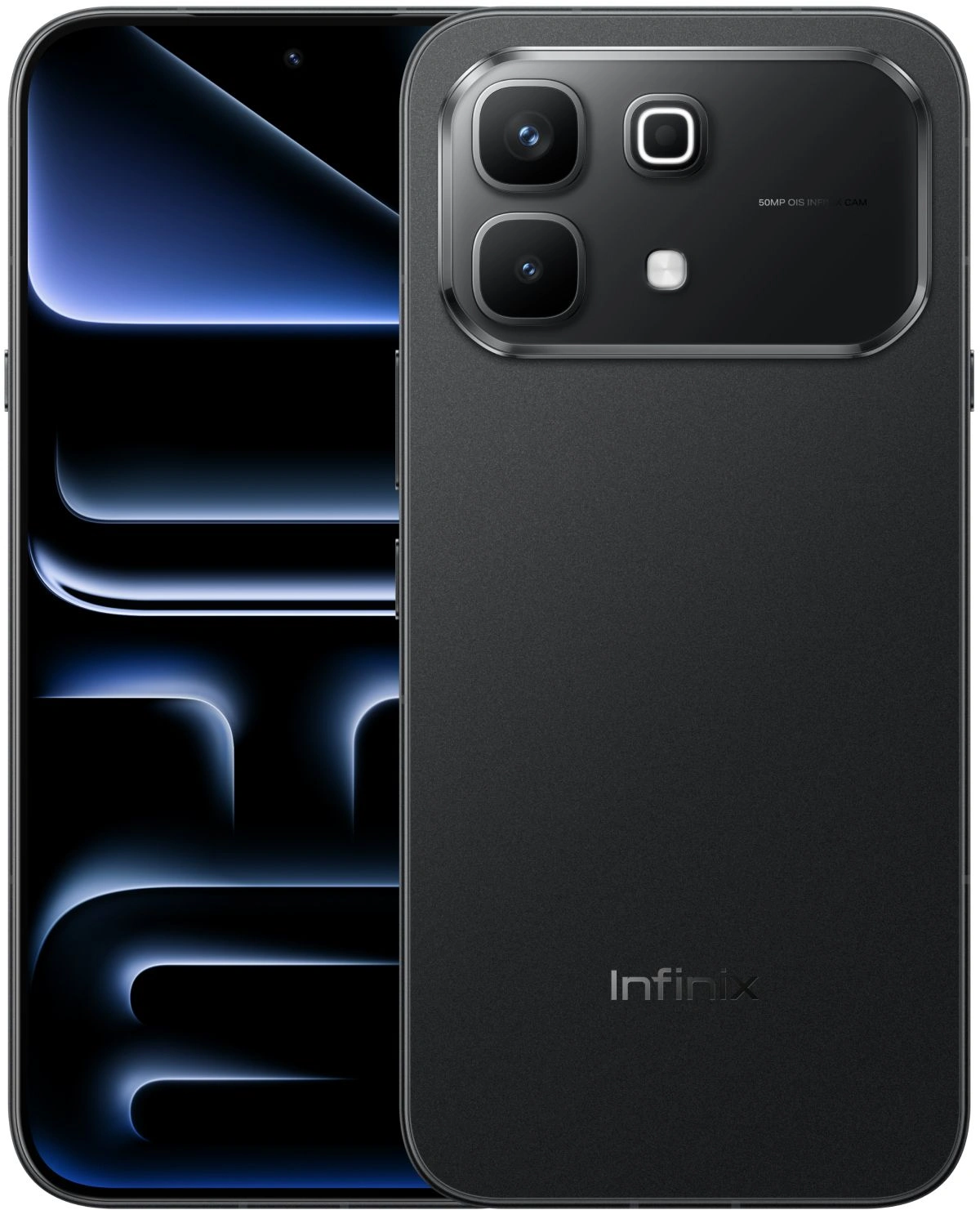 Смартфон Infinix X6879 Note 60 256Gb 8Gb черный моноблок 3G 4G 2Sim 6.78" 1208x2644 Android 16 50Mpix 802.11 a/b/g/n/ac NFC GPS GSM900/1800 GSM1900 Protect FM