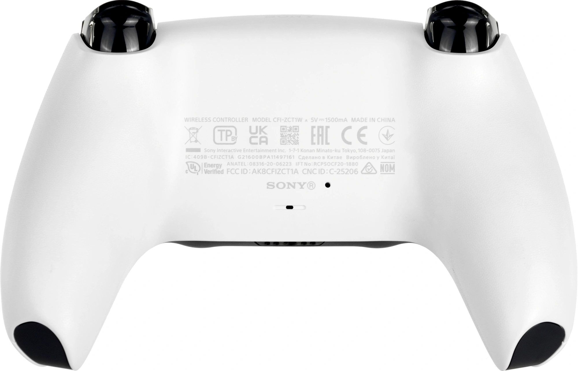 Геймпад Беспроводной PlayStation DualSense белый для: PlayStation 5 (CFI-ZCT2W) — миниатюра 4