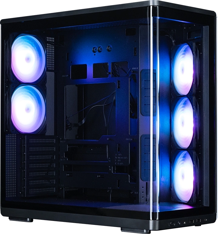 Корпус Zalman P60 черный без БП ATX 6x120mm 2x140mm 2xUSB3.0 audio bott PSU