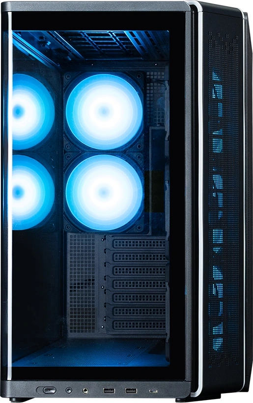 Корпус Zalman P60 черный без БП ATX 6x120mm 2x140mm 2xUSB3.0 audio bott PSU — миниатюра 7