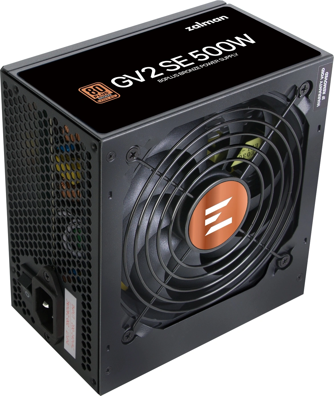 Блок питания Zalman ATX 500W ZM500-GV2SE 80+ bronze (20+4pin) 120mm fan 6xSATA RTL — миниатюра 2