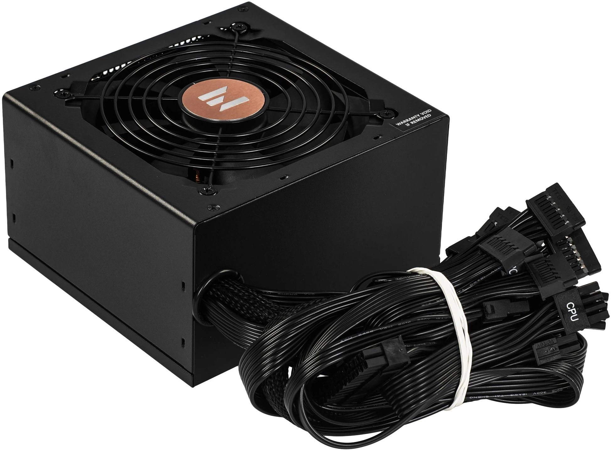 Блок питания Zalman ATX 500W ZM500-GV2SE 80+ bronze (20+4pin) 120mm fan 6xSATA RTL — миниатюра 4