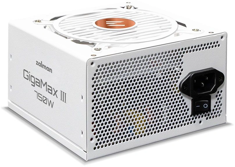 Блок питания Zalman ATX 750W ZM750-GV3 Wh 80+ bronze (20+4pin) APFC 120mm fan 6xSATA RTL — фото 1
