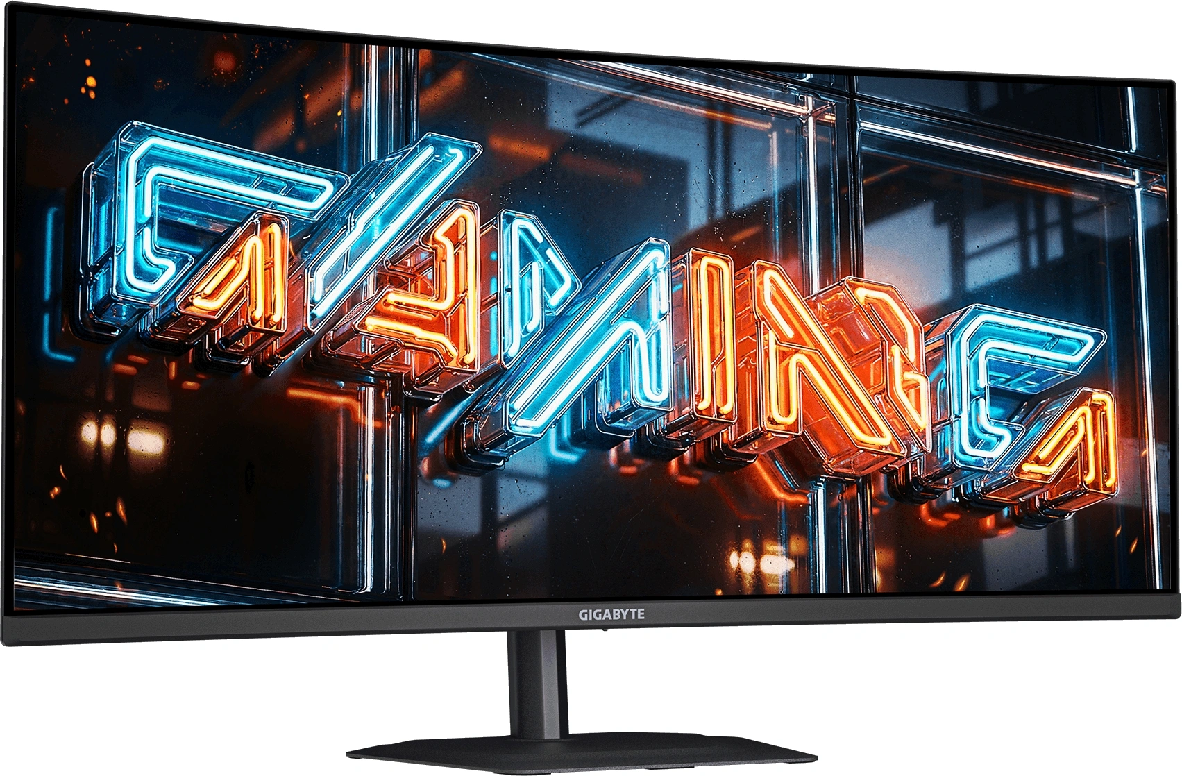 Монитор Gigabyte 34" MO34WQC36 черный OLED LED 21:9 HDMI M/M матовая HAS Piv 300cd 178гр/178гр 3440x1440 360Hz DP UW USB 8.89кг — миниатюра 3