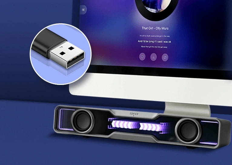 Колонки Edifier QS30 2.0 черный 5Вт BT — миниатюра 3
